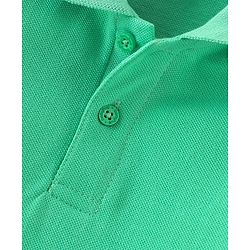 Babyhug Cotton Knit Half Sleeves Polo T-Shirt Solid Color - White