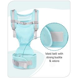 Babyhug Breeze 5 in 1  Hip Seat cum Baby Carrier - Green
