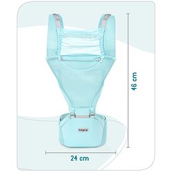 Babyhug Breeze 5 in 1  Hip Seat cum Baby Carrier - Green