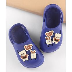 Cute Walk by Babyhug Clogs with Back Strap - Blue (Gibbitz may vary)