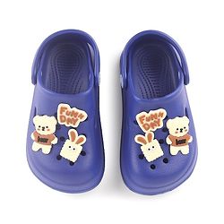 Cute Walk by Babyhug Clogs with Back Strap - Blue (Gibbitz may vary)
