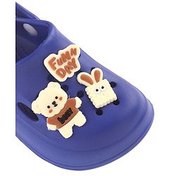 Cute Walk by Babyhug Clogs with Back Strap - Blue (Gibbitz may vary)