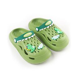 Cute Walk by Babyhug Clogs With Dino Applique - Green