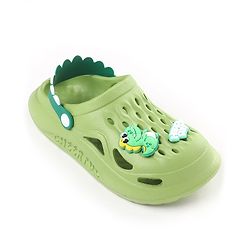 Cute Walk by Babyhug Clogs With Dino Applique - Green