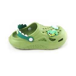 Cute Walk by Babyhug Clogs With Dino Applique - Green
