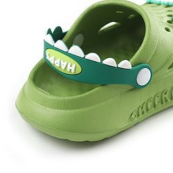 Cute Walk by Babyhug Clogs With Dino Applique - Green