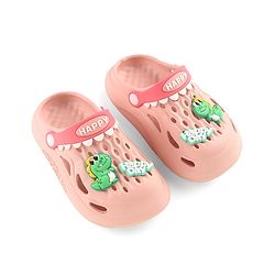 Cute Walk by Babyhug Clogs With Dino Applique - Pink