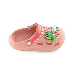 Cute Walk by Babyhug Clogs With Dino Applique - Pink