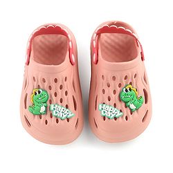 Cute Walk by Babyhug Clogs With Dino Applique - Pink