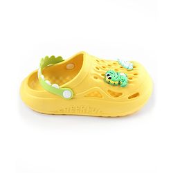 Cute Walk by Babyhug Clogs With Dino Applique - Pink