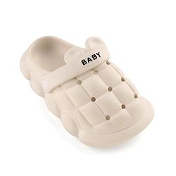 Cute Walk by Babyhug Clogs With Ear Applique - White