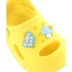 Cute Walk by Babyhug Clogs with Back Strap Bunny Applique Yellow (Gibbitz May Vary)