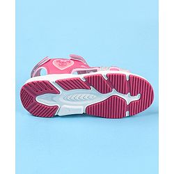 Cute Walk by Babyhug Velcro Closure Sandals - Fuschia