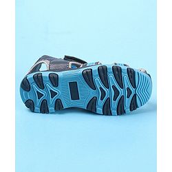 Cute Walk by Babyhug Velcro Closure Sandals - Navy Blue