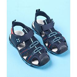Cute Walk by Babyhug Velcro Closure Sandals - Blue