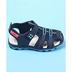 Cute Walk by Babyhug Velcro Closure Sandals - Blue
