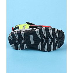Cute Walk by Babyhug Velcro Closure Sandals Logo Print - Red