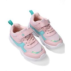 Cute Walk by Babyhug Velcro Closure Sneakers - Pink - EU 27 Pink