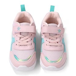 Cute Walk by Babyhug Velcro Closure Sneakers - Pink - EU 27 Pink
