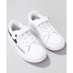 Cute Walk by Babyhug Sneaker Shoes With Velcro Closure - White