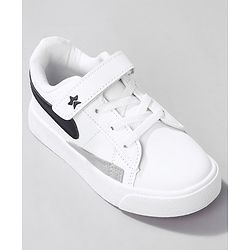 Cute Walk by Babyhug Sneaker Shoes With Velcro Closure - White