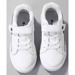 Cute Walk by Babyhug Sneaker Shoes With Velcro Closure - White