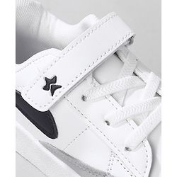 Cute Walk by Babyhug Sneaker Shoes With Velcro Closure - White