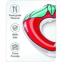 Babyhug Water Filled Teether Apple Shape - Red