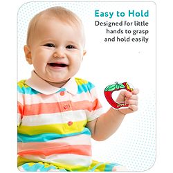 Babyhug Water Filled Teether Apple Shape - Red