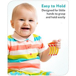 Babyhug Water Filled PVC Banana Shape Teether- Yellow & Red