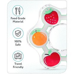 Babyhug Water Filled PVC Fruit Ring Teether- Multicolor