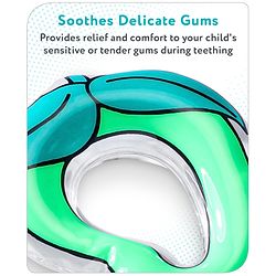Babyhug Water Filled PVC Mangoo Kaccha Shape Teether- Green