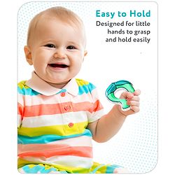 Babyhug Water Filled PVC Mangoo Kaccha Shape Teether- Green