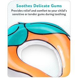 Babyhug Water Filled PVC Mango Shape Teether- Orange
