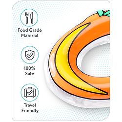 Babyhug Water Filled PVC Teether-Orange