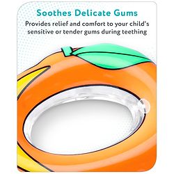 Babyhug Water Filled PVC Teether-Orange