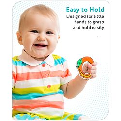 Babyhug Water Filled PVC Teether-Orange