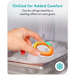 Babyhug Water Filled PVC Teether-Orange