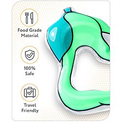 Babyhug Water Filled PVC Peru Shape Teether- Green