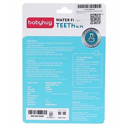 Babyhug Water Filled PVC Peru Shape Teether- Green