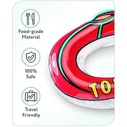 Babyhug Tomato Shaped Water Filled Teether  - Red