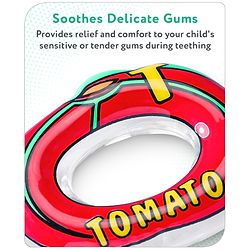 Babyhug Tomato Shaped Water Filled Teether  - Red