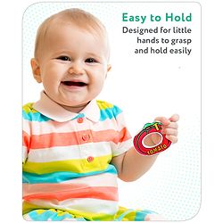 Babyhug Tomato Shaped Water Filled Teether  - Red