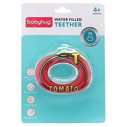 Babyhug Tomato Shaped Water Filled Teether  - Red