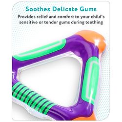 Babyhug Water Filled Triangle Shaped Teether - Multicolour