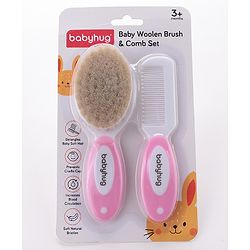 Babyhug Brush & Comb Set - Pink