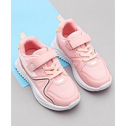 Cute Walk by Babyhug Velcro Closure Sneaker Shoes - Pink - EU 27 Pink