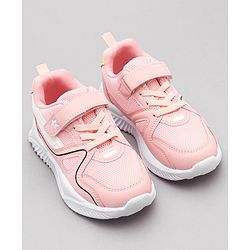 Cute Walk by Babyhug Velcro Closure Sneaker Shoes - Pink - EU 27 Pink