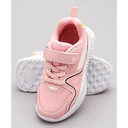 Cute Walk by Babyhug Velcro Closure Sneaker Shoes - Pink - EU 27 Pink