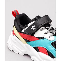 Cute Walk by Babyhug Velcro Closure Sneaker Shoes - Black